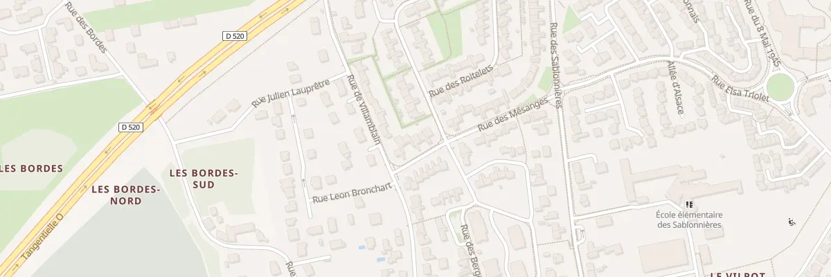 Plan du 45 Rue des Mésanges à Saran