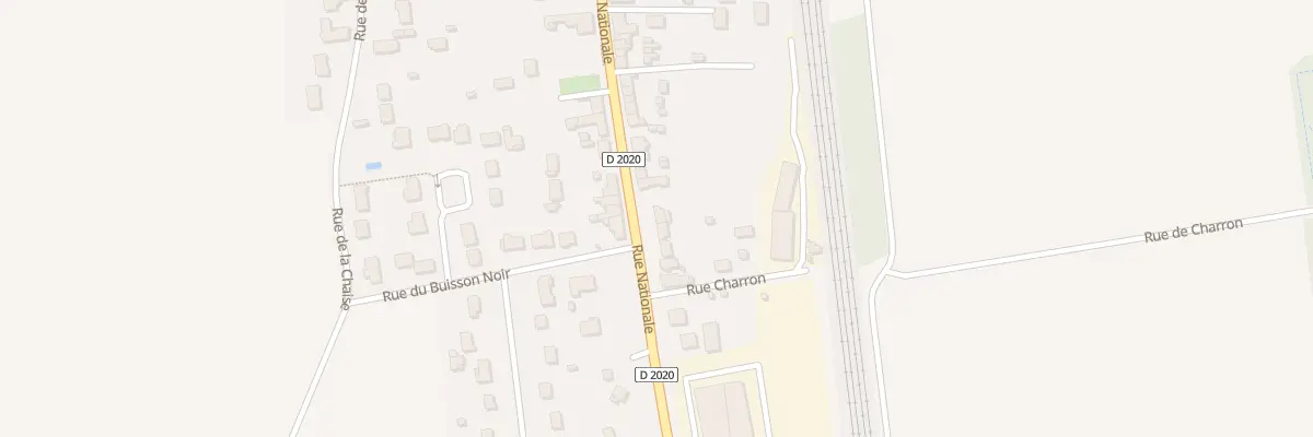 Plan du 93 Rue Nationale à Cercottes