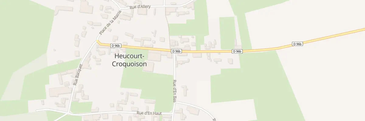 Plan du 206 Rue d’Airaines à Heucourt-Croquoison