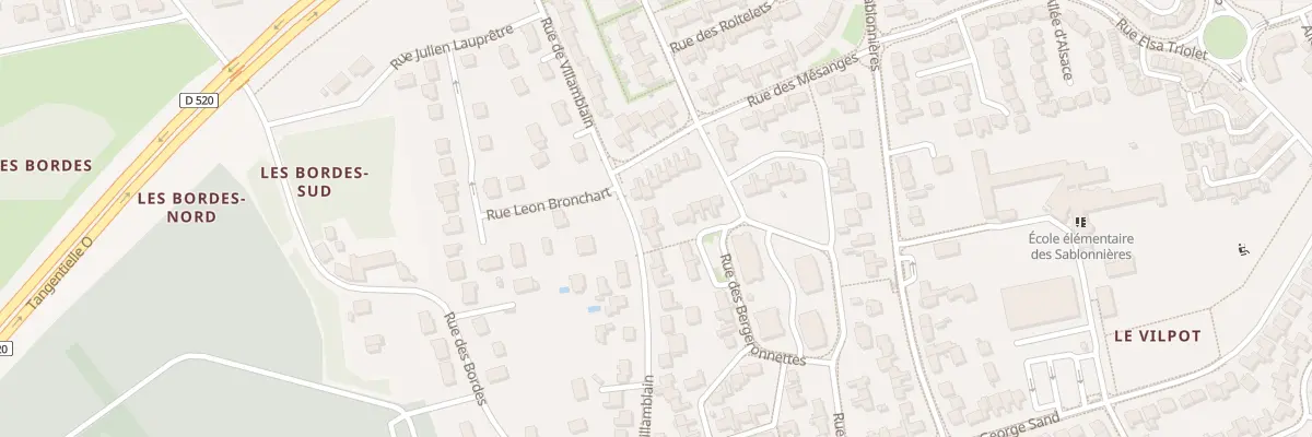 Plan du 242 Rue de Villamblain à Saran