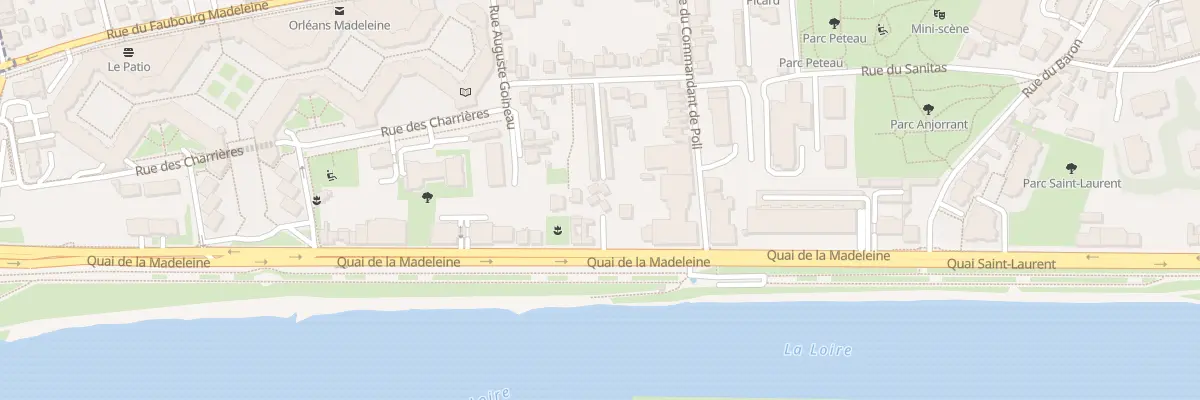 Plan du 22 Quai de la Madeleine à Orléans