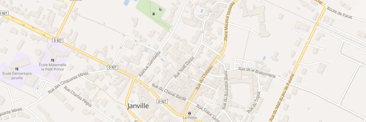 Plan du 21 Rue Noël David à Janville-en-Beauce