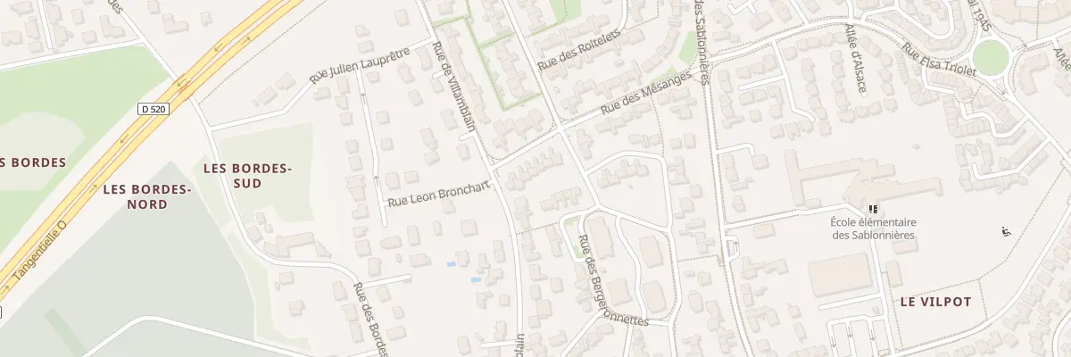 Plan du 38 Rue des Mésanges à Saran
