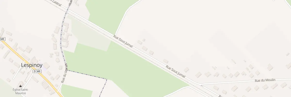 Plan du 854 Rue sous Jumel à Beaurainville