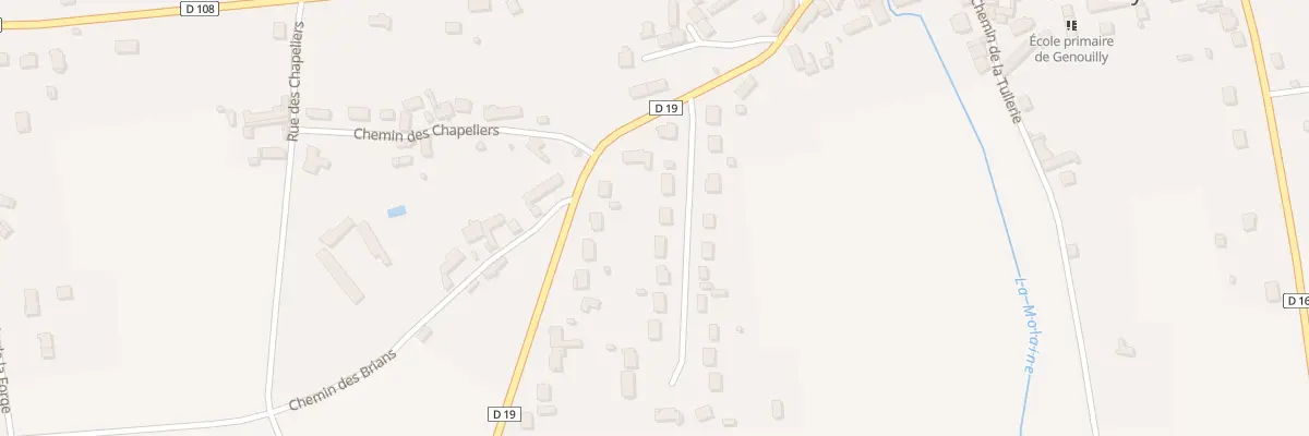 Plan du 6 Rue des Milleroses à Genouilly