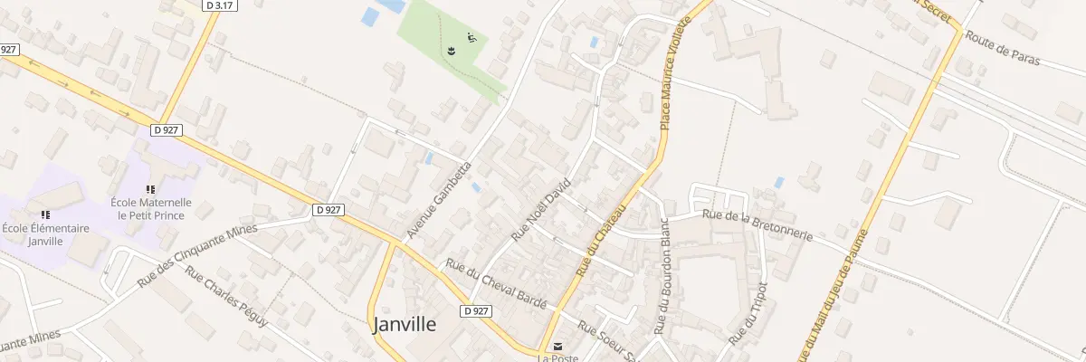 Plan du 23 Rue Noël David à Janville-en-Beauce