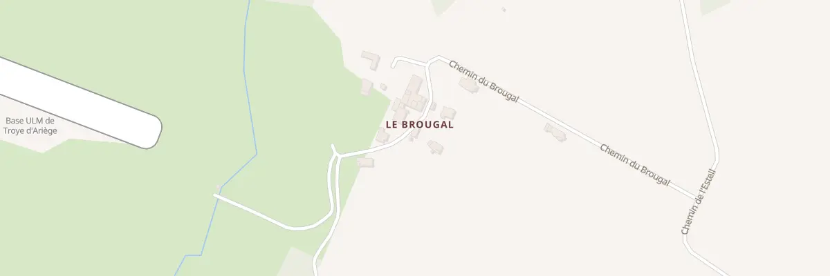 Plan du 14A Le Brougal à Troye-d’Ariège