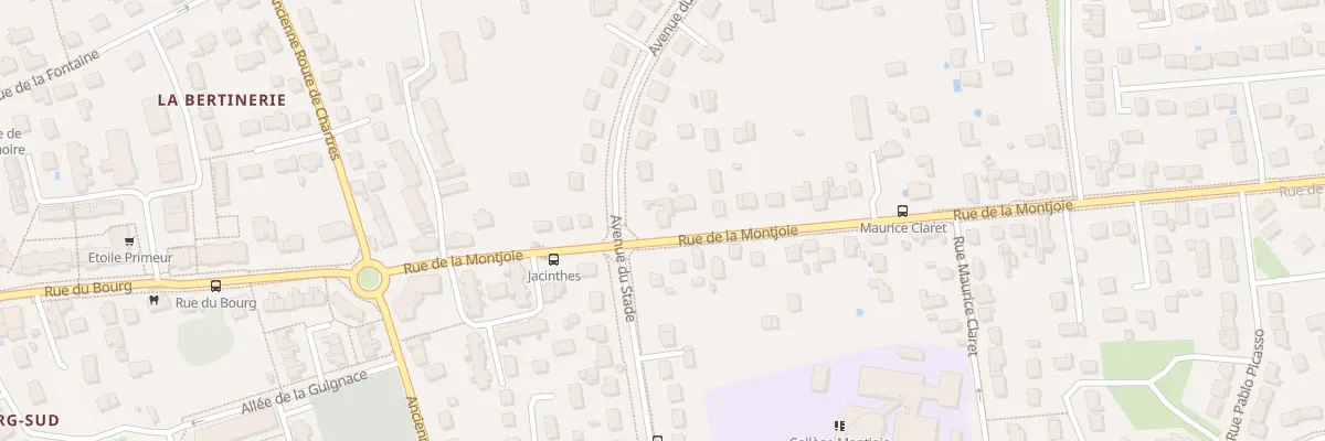 Plan du 598 Rue de la Montjoie à Saran