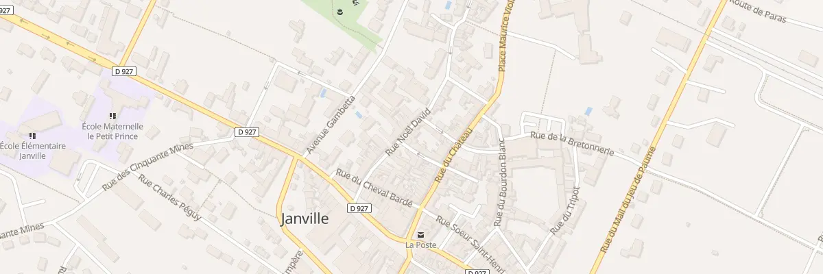 Plan du 14 Rue Noël David à Janville-en-Beauce