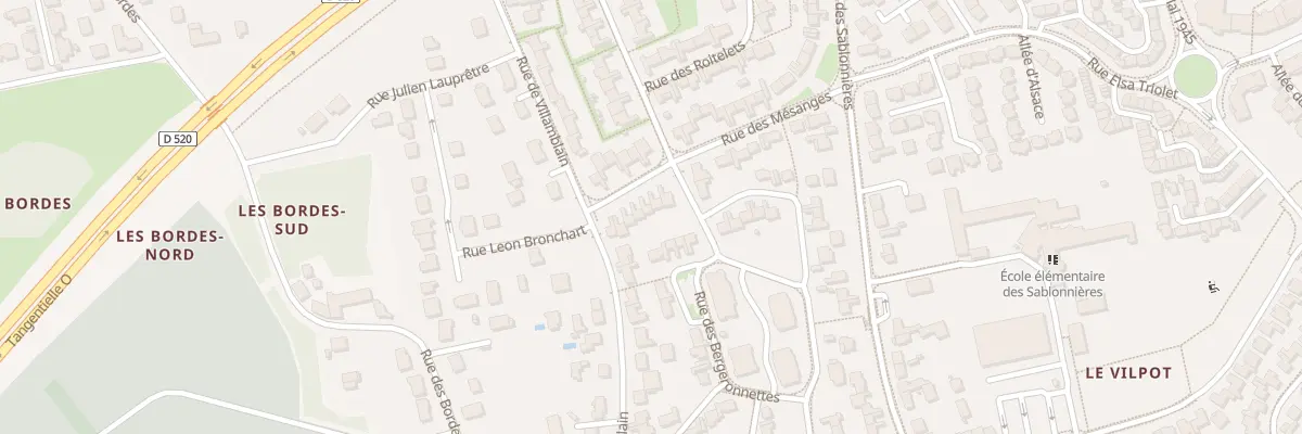 Plan du 44 Rue des Mésanges à Saran