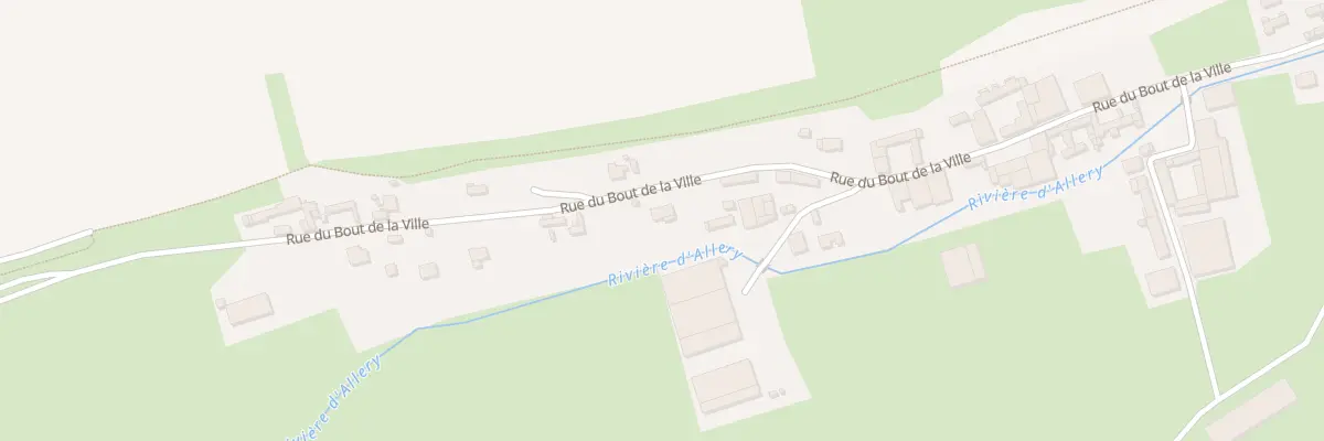 Plan du 559 Rue du Bout de la Ville à Allery