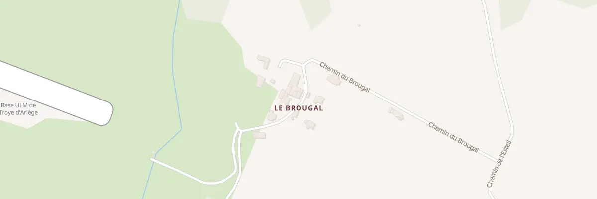 Plan du 31 Le Brougal à Troye-d’Ariège