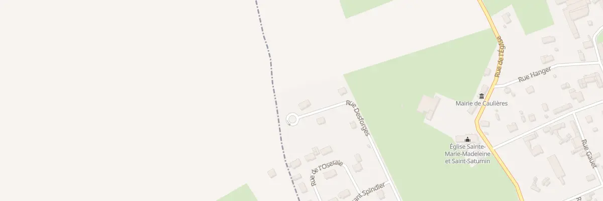Plan du 8 Rue des Forges à Caulières