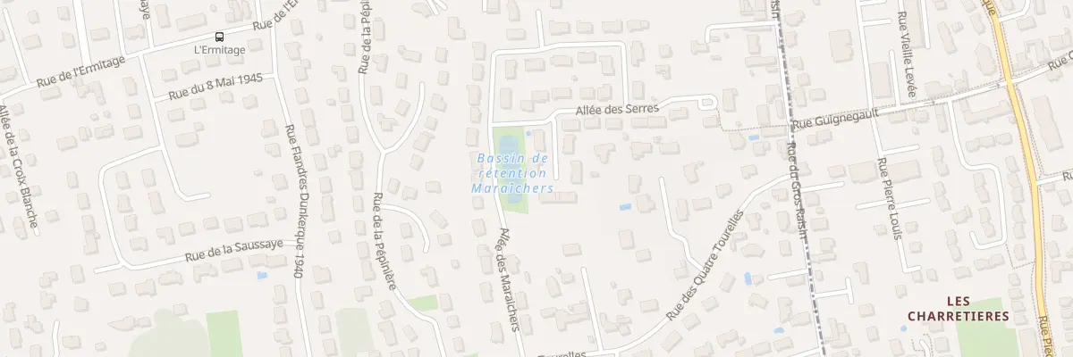 Plan du 4 All des Serres à Saint-Pryvé-Saint-Mesmin