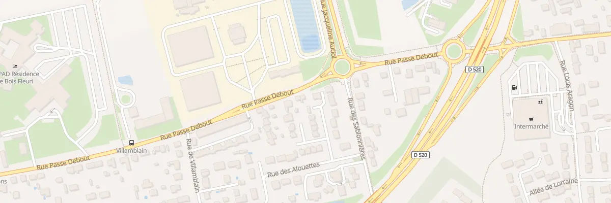 Plan du 803 Rue Passe Debout à Saran