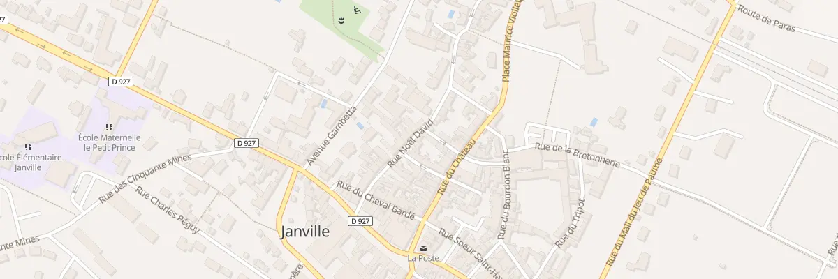 Plan du 16 Rue Noël David à Janville-en-Beauce