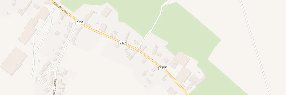 Plan du 543 Rue de Gouy à Campagne-lès-Hesdin