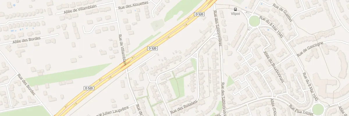Plan du 227 Rue des Chardonnerets à Saran