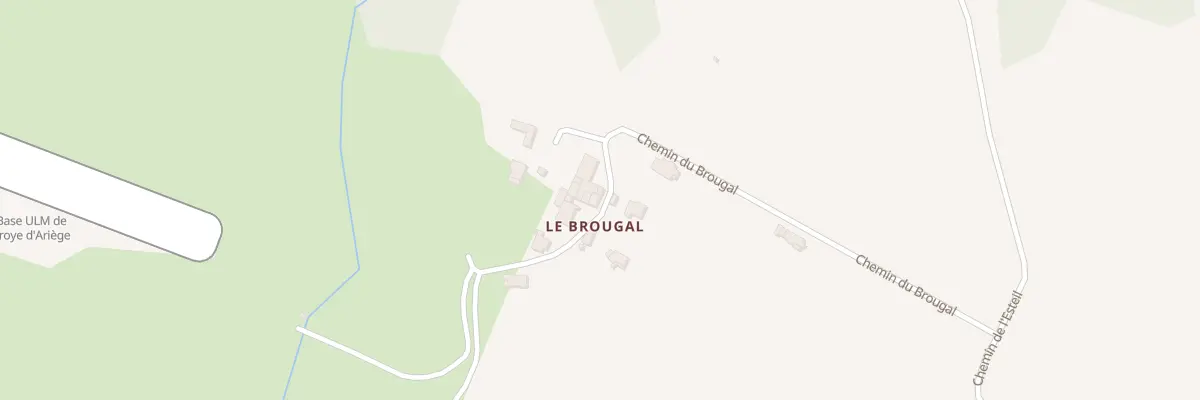 Plan du 54 Le Brougal à Troye-d’Ariège