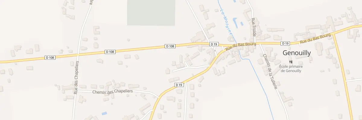 Plan du 2B Rte d’Anjouin à Genouilly