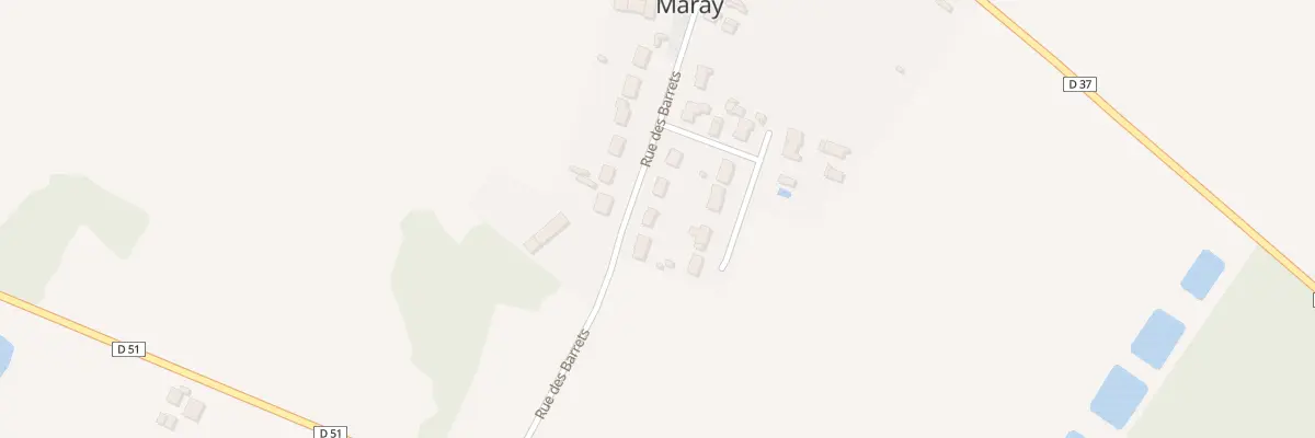 Plan du 4 Rue des Barrets à Maray