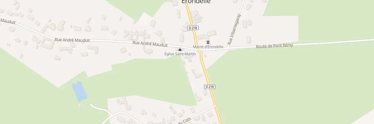 Plan du 1 Rue André Mauduit à Érondelle