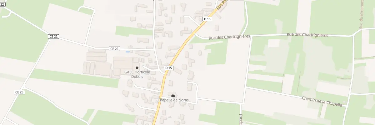 Plan du 1941 Rue Paulin Labarre à Olivet