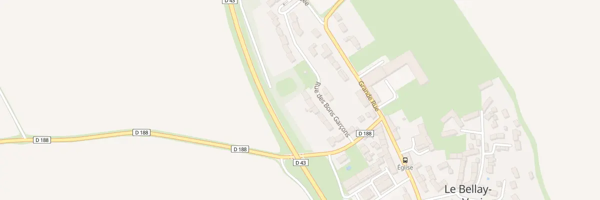 Plan du 9 Rue des Bons Garçons au Bellay-en-Vexin