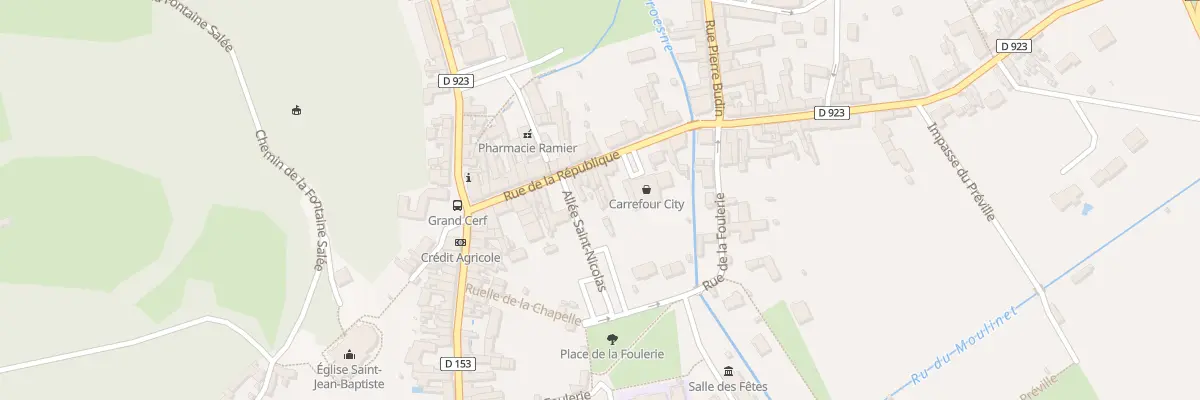 Plan du 22 Rue de la République à Chaumont-en-Vexin