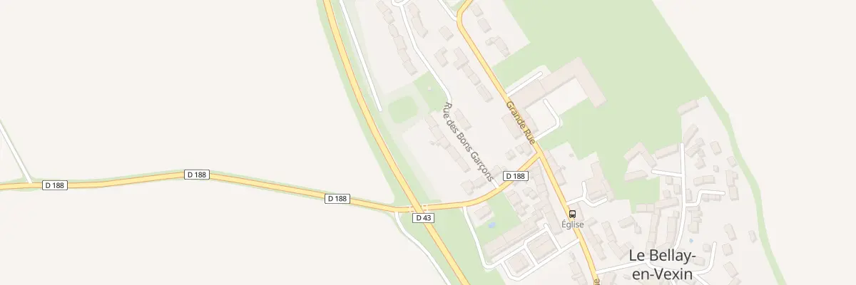 Plan du 7 Rue des Bons Garçons au Bellay-en-Vexin