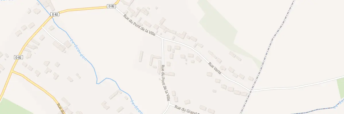 Plan du 30 Rue du Pont de la Ville à Caours