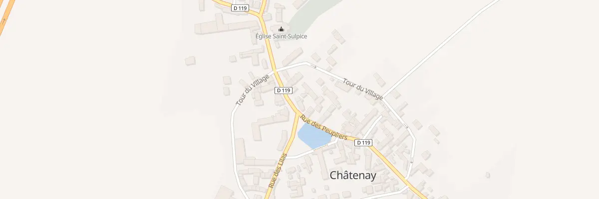 Plan du 4 Rue du Moulin à Châtenay