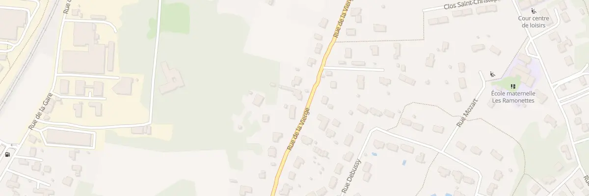 Plan du 14 Rue de la Vierge à Villiers-Saint-Frédéric