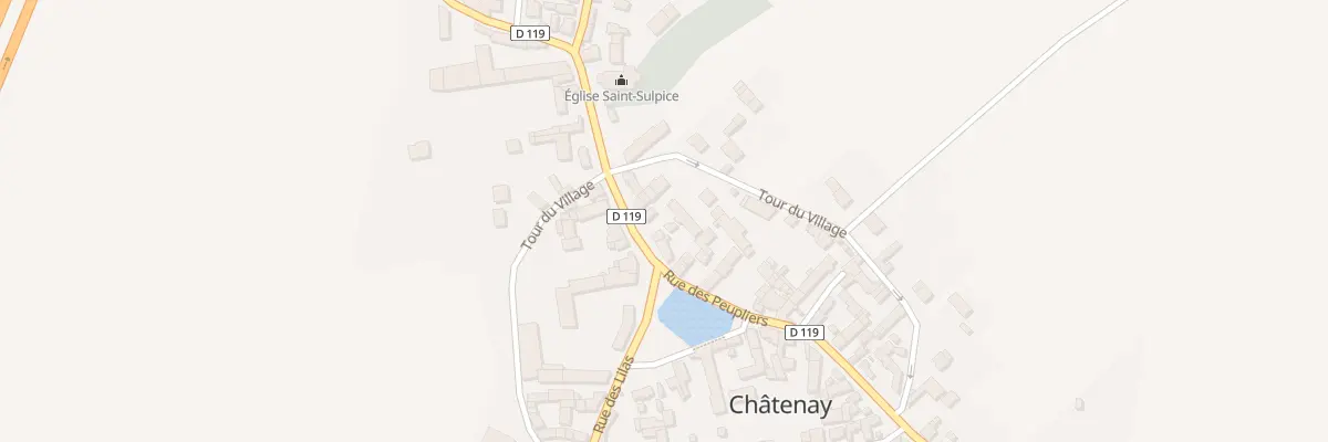 Plan du 6 Rue du Moulin à Châtenay