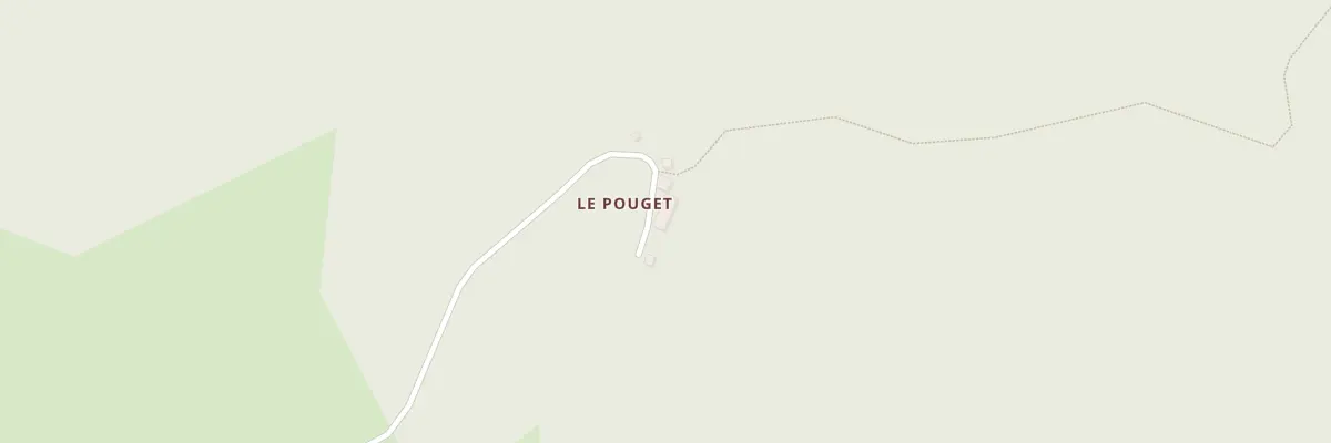 Plan du 2 Le Pouget à Viam
