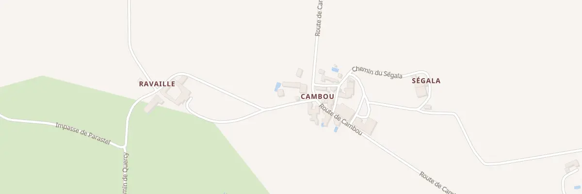 Plan du 5153 Cambou à Verfeil