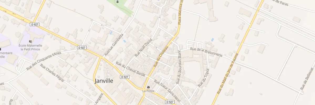 Plan du 23 Rue du Château à Janville-en-Beauce