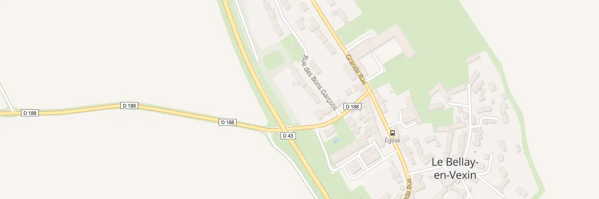 Plan du 3 Rue des Bons Garçons au Bellay-en-Vexin