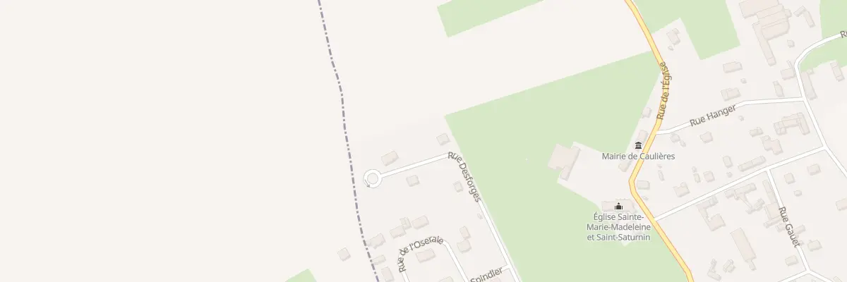 Plan du 4 Rue Desforges à Caulières