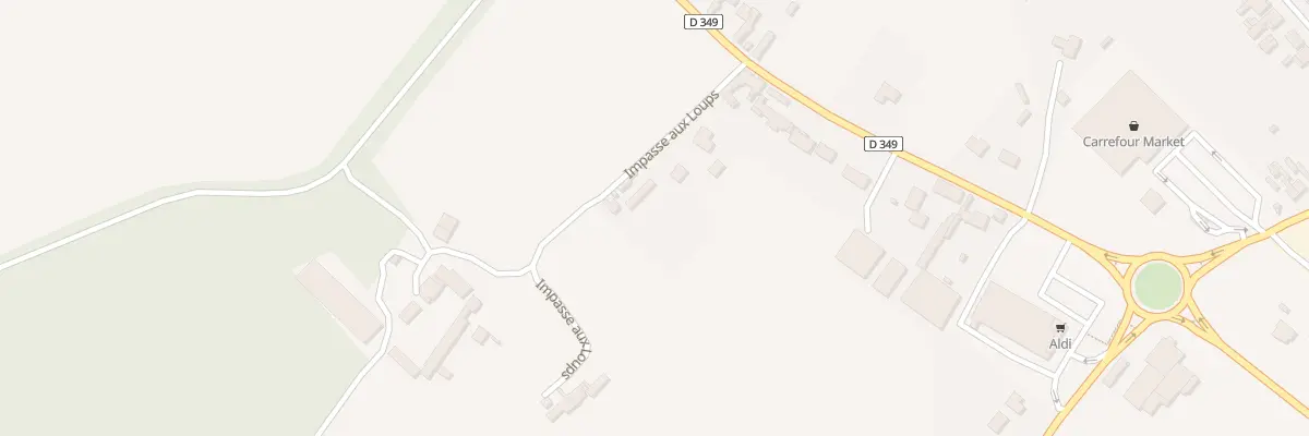 Plan du 97 Imp aux Loups à Beaurainville
