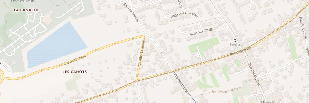 Plan du 75 Rue des Bordes à Saran