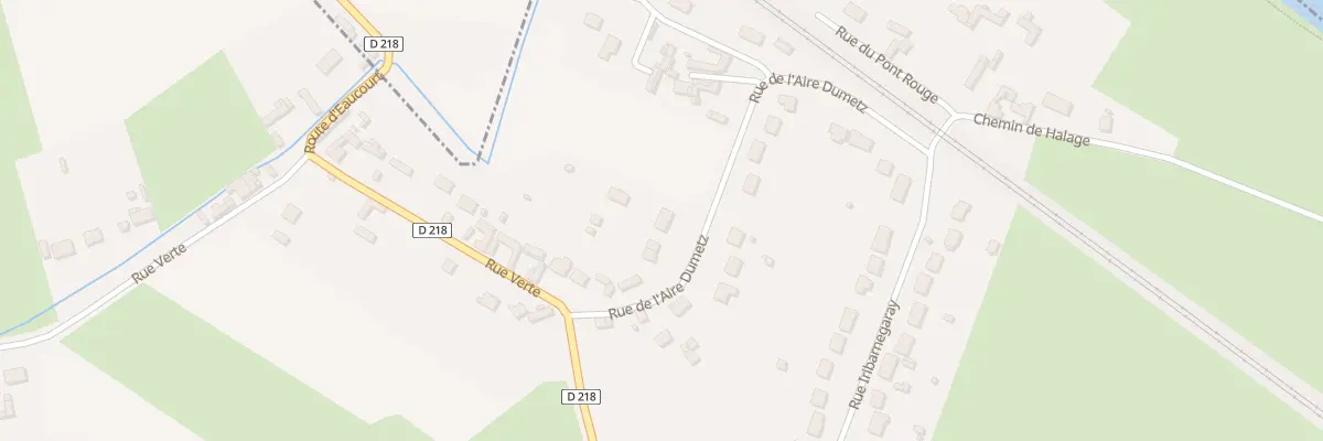 Plan du 7 Rue de l’Aire Dumetz à Érondelle
