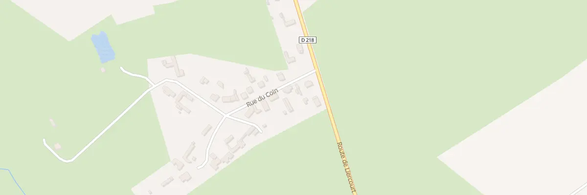 Plan du 3 Rue du Coin à Érondelle