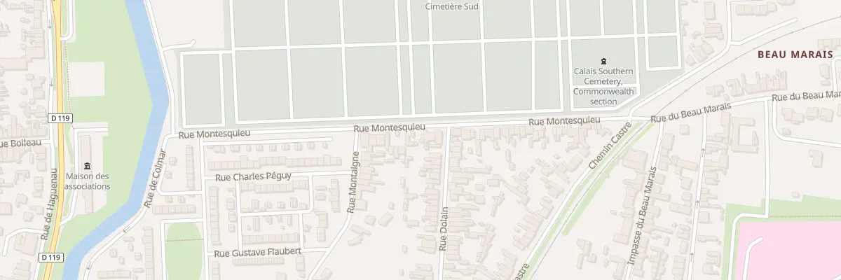 Plan du 18 Rue Montesquieu à Calais
