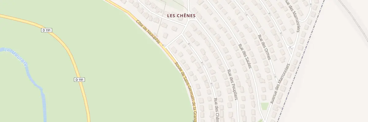 Plan du 5 Rue des Cedres à Beynes