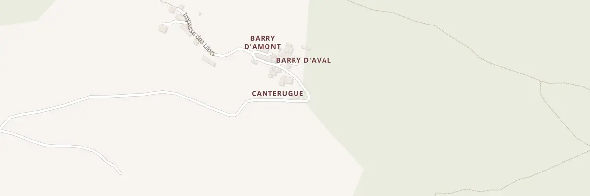 Plan du 1 Rue du Redillon à Dreuilhe