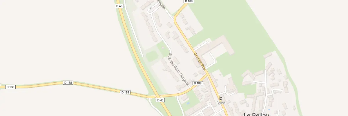 Plan du 4 Rue des Bons Garçons au Bellay-en-Vexin