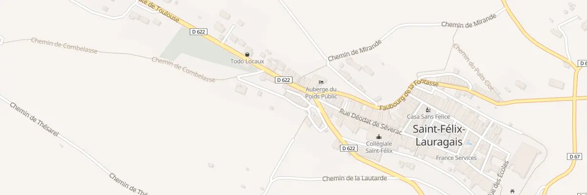 Plan du 22 Fg Saint Roch à Saint-Félix-Lauragais