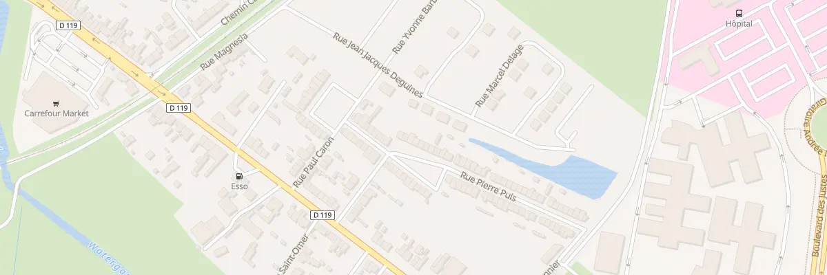 Plan du 5 Rue Pierre Puis à Calais