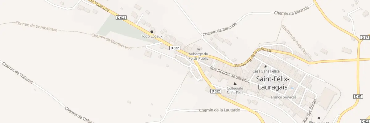 Plan du 16 Rue Saint Roch à Saint-Félix-Lauragais